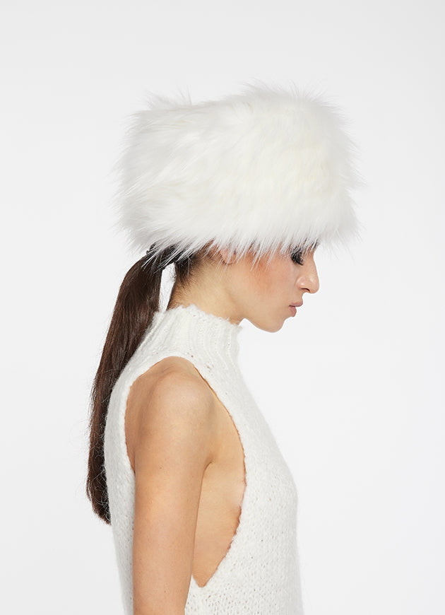 Colbacco Russo Colbacco Lana Cappello Colbacco Russo Bianco